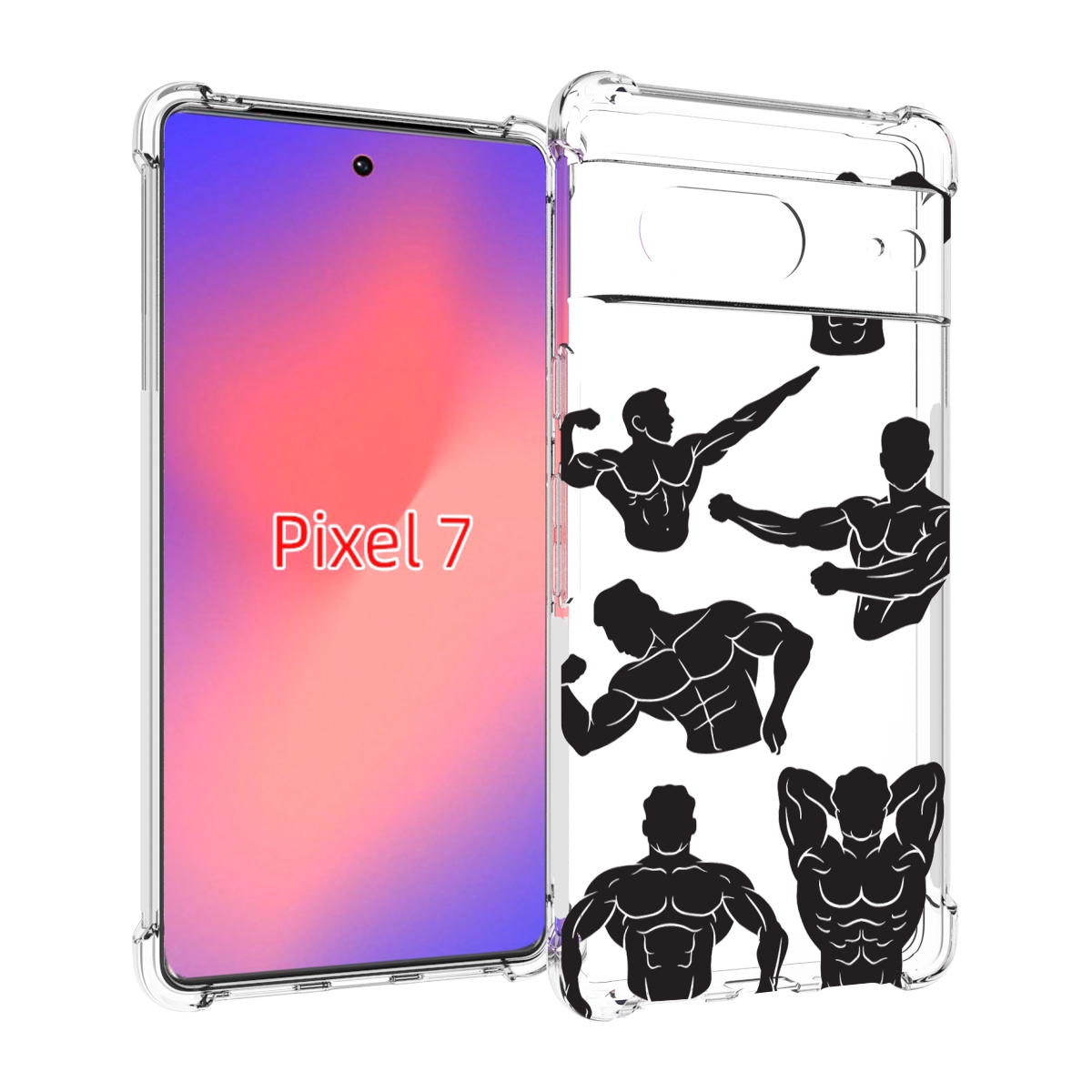 

Чехол Mypads Атлет Мужской Для Google Pixel 7, Прозрачный, Tocco