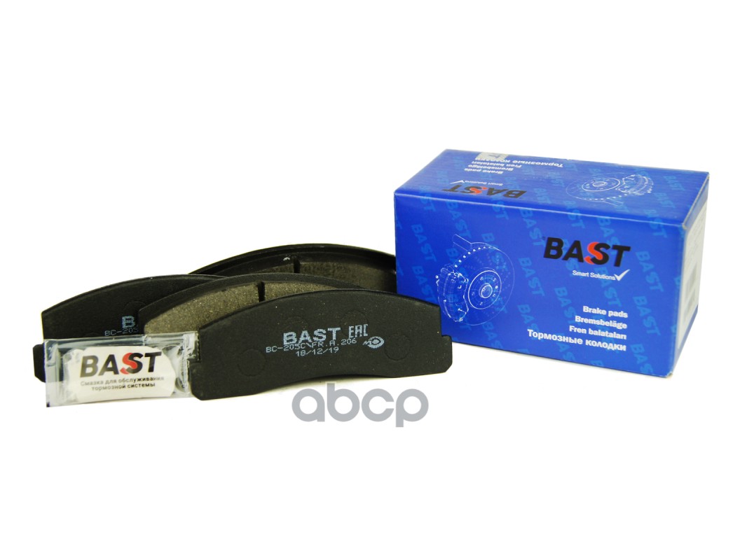 Колодки Переднего Тормоза Bast Нива Шевроле-Нива 2121-3501090 Bast Clutch Bc-205C 1592₽