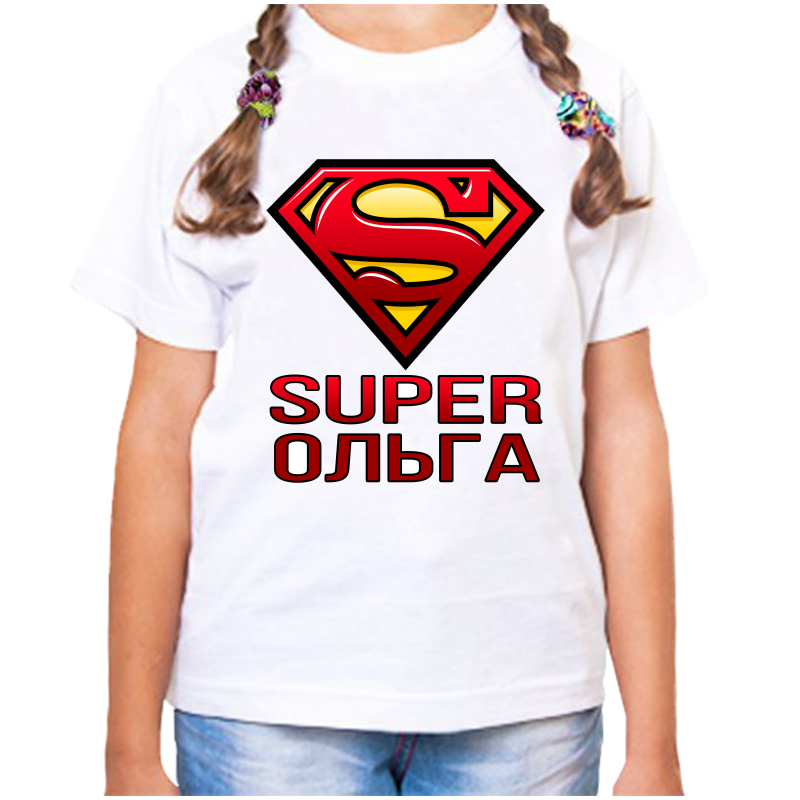 

Футболка девочке белая 32 р-р супер ольга, Белый, fdd_super_olga