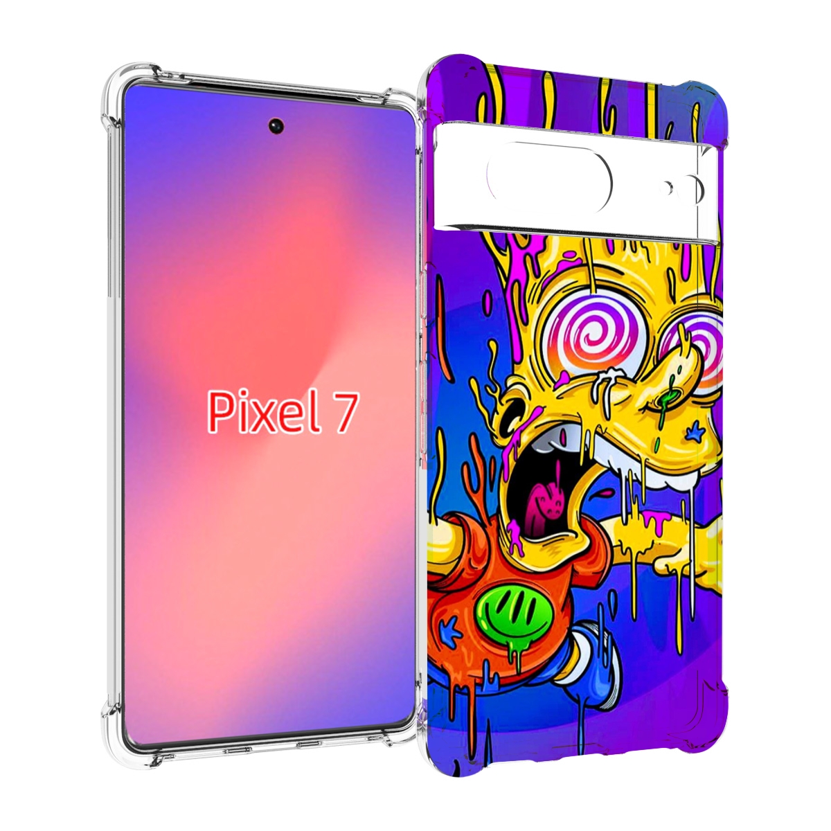 

Чехол Mypads Барт-Арт-Стрит Для Google Pixel 7, Прозрачный, Tocco