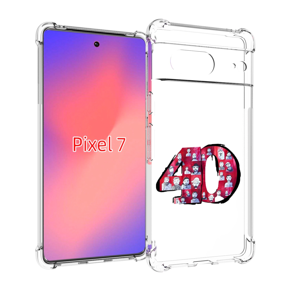 

Чехол Mypads Баста 40 Для Google Pixel 7, Прозрачный, Tocco
