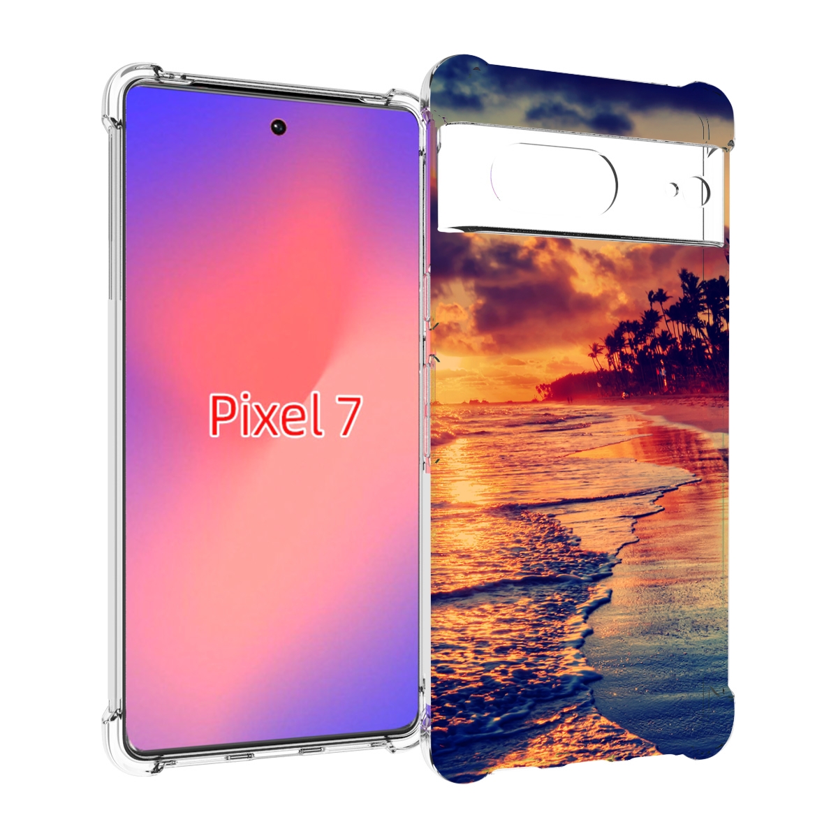 

Чехол Mypads Берег Для Google Pixel 7, Прозрачный, Tocco