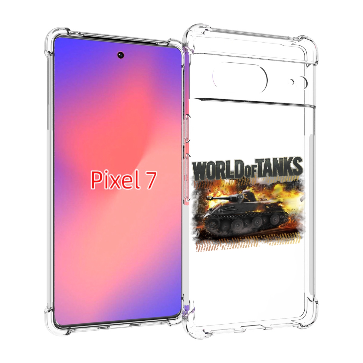 

Чехол Mypads Мир Танков-2 Для Google Pixel 7, Прозрачный, Tocco