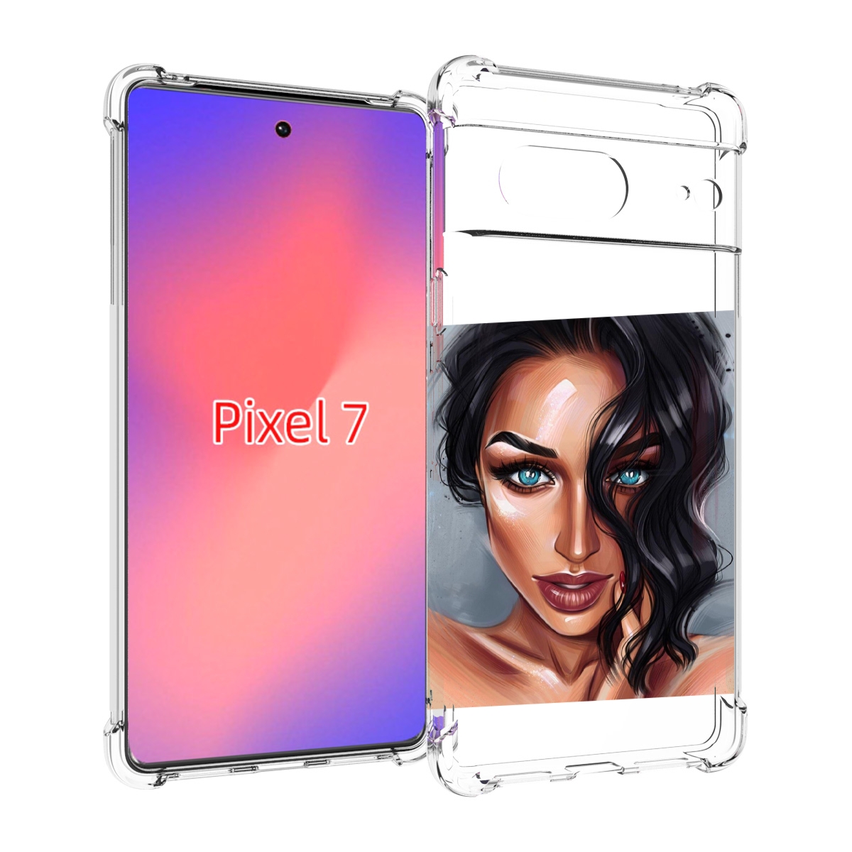 

Чехол Mypads Брюнетка Для Google Pixel 7, Прозрачный, Tocco