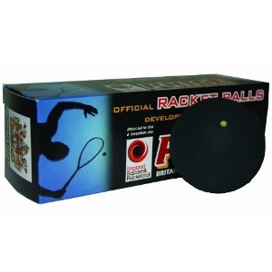 Мячи для ракетбола BlackKnight Price Yellow Dot x3 ACRB-UK-3, Black