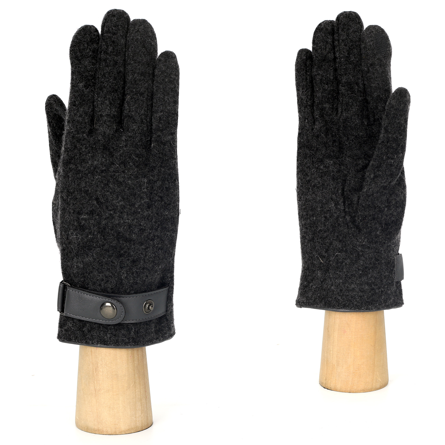 Перчатки мужские FABRETTI THM5-9, темно-серый