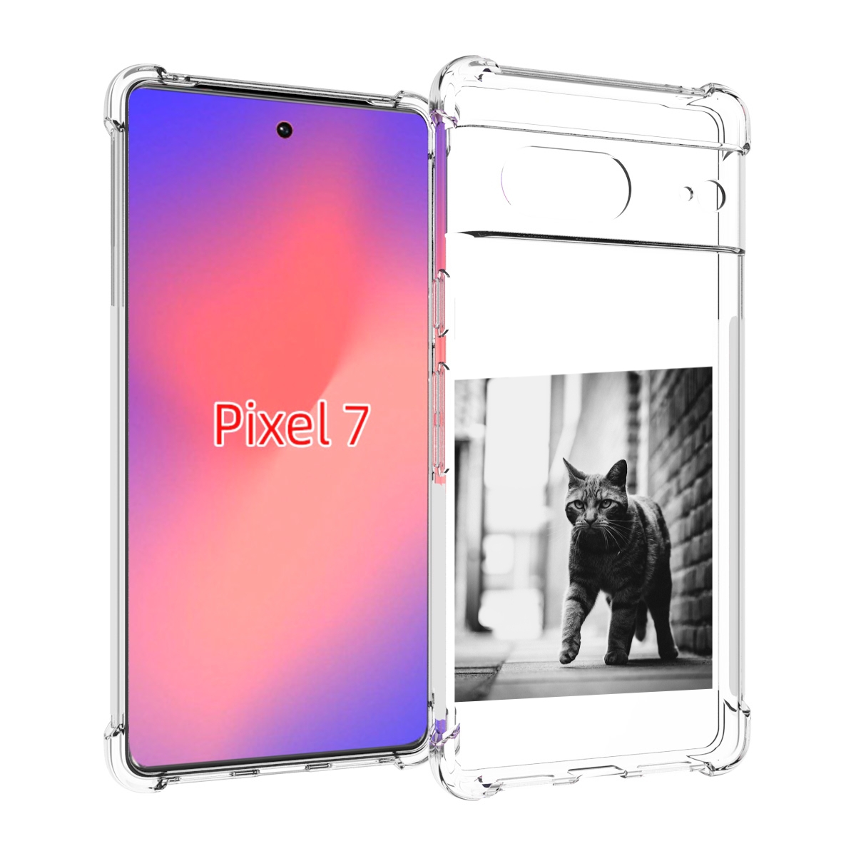 

Чехол Mypads Важный-Кот Для Google Pixel 7, Прозрачный, Tocco