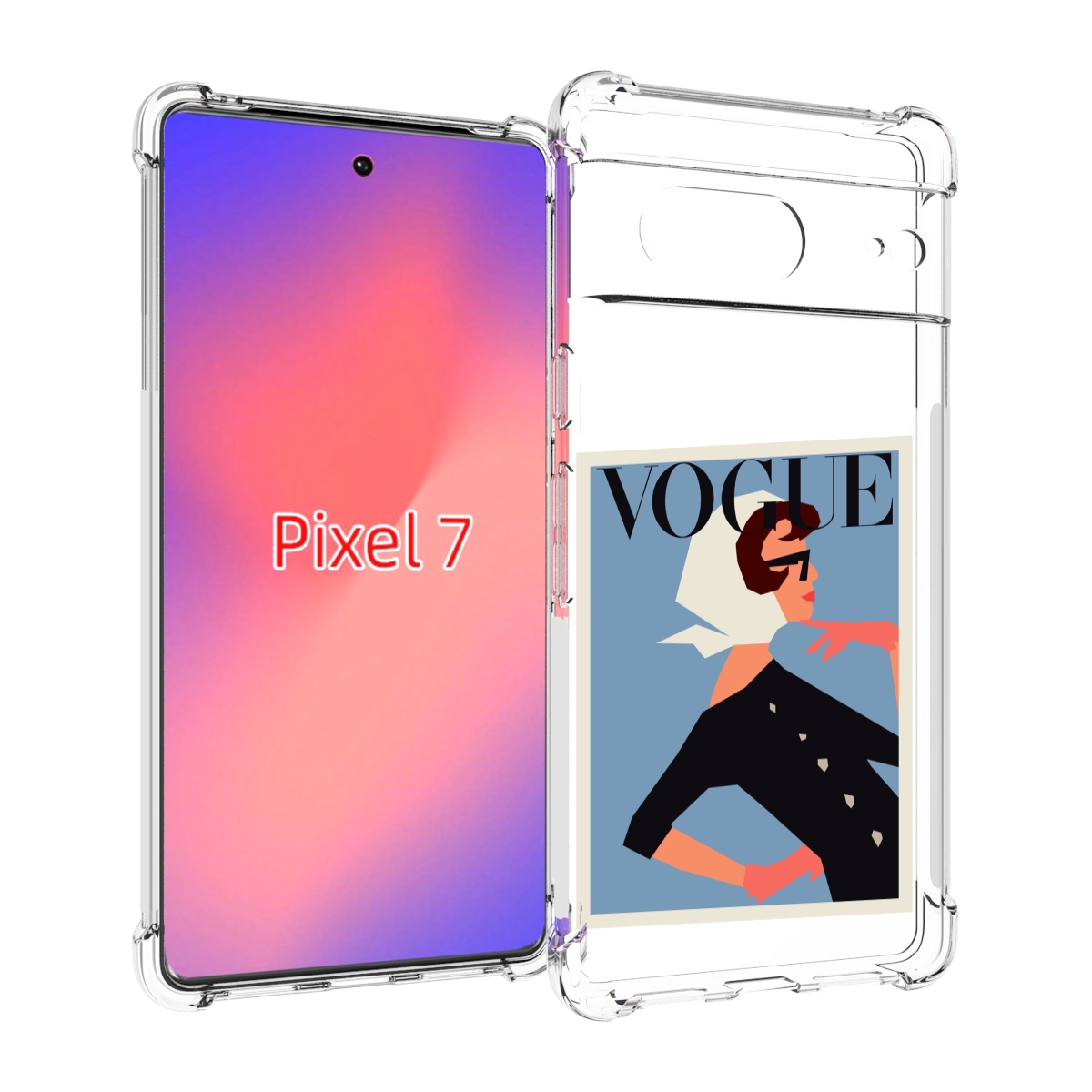 

Чехол Mypads Вогуе Картинка Для Google Pixel 7, Прозрачный, Tocco