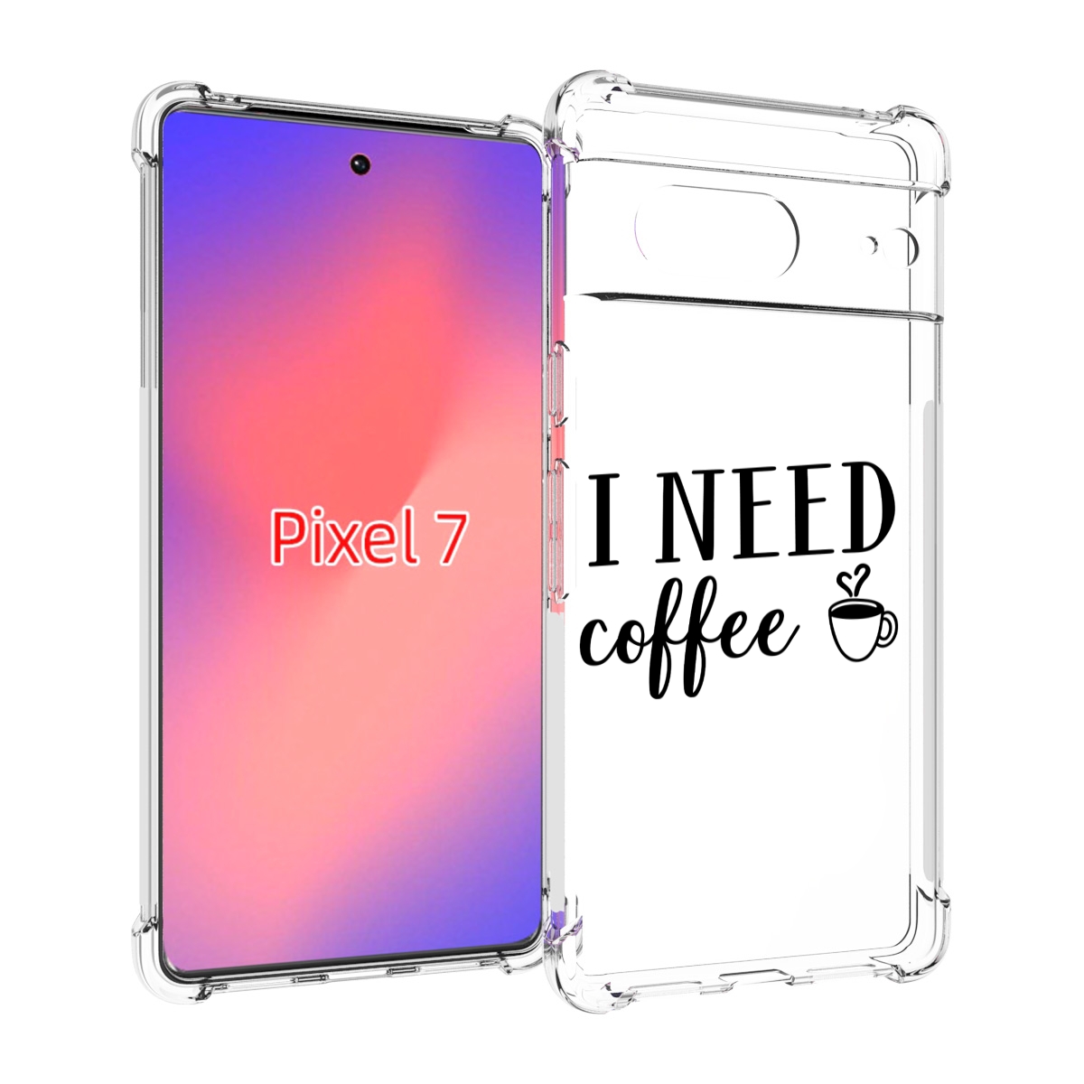 

Чехол Mypads Мне Нужен Кофе Для Google Pixel 7, Прозрачный, Tocco