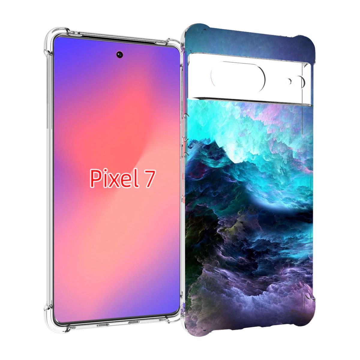 

Чехол Mypads Волна Для Google Pixel 7, Прозрачный, Tocco