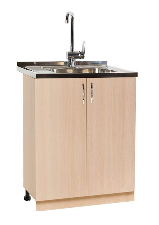 

Тумба SANTREK дуб млечный (2 дверцы) (ЛДСП) 60*60, Бежевый