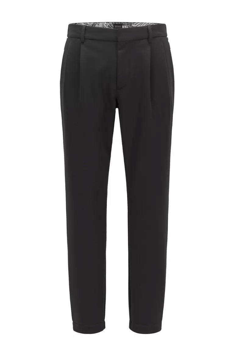 

Брюки мужские Keen Double Pleat AJ BOSS, Черный