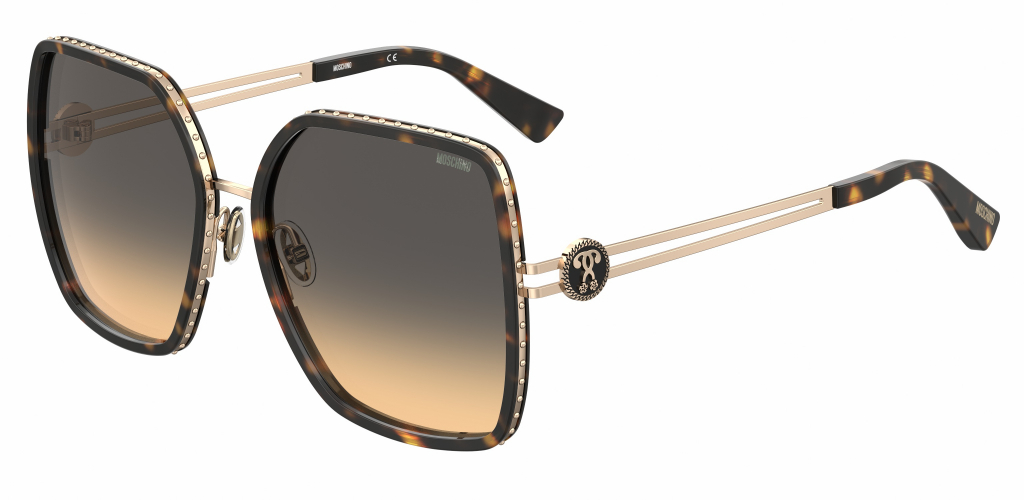 Солнцезащитные очки женские MOSCHINO MOS096/S коричневые