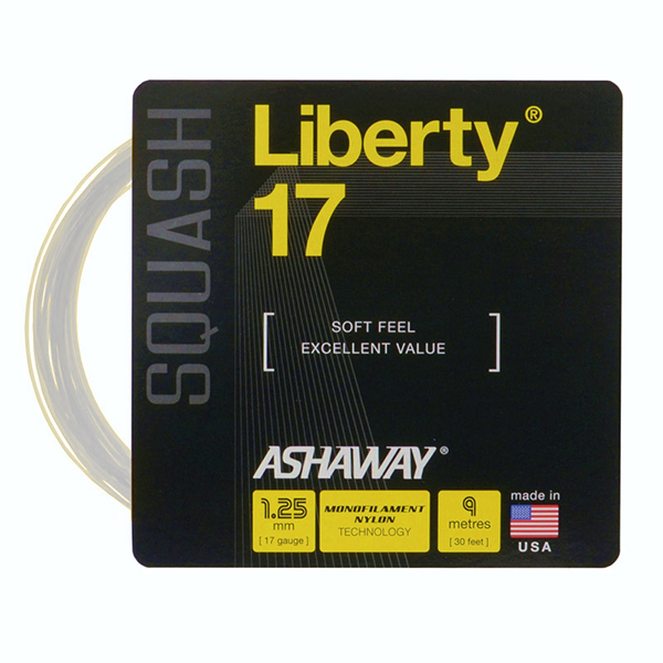 Струна для сквоша Ashaway Liberty 9 м, white, 1,25 мм