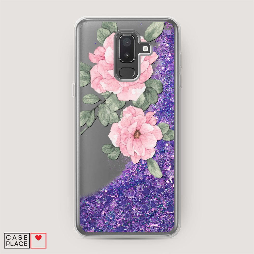 

Чехол Awog "Акварельные розовые цветы" на Samsung Galaxy J8, 26592-1