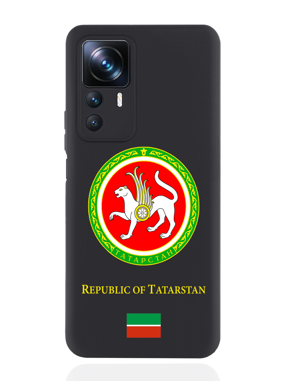 

Чехол SignumCase для Xiaomi 12T Герб Татарстана черный, Разноцветный