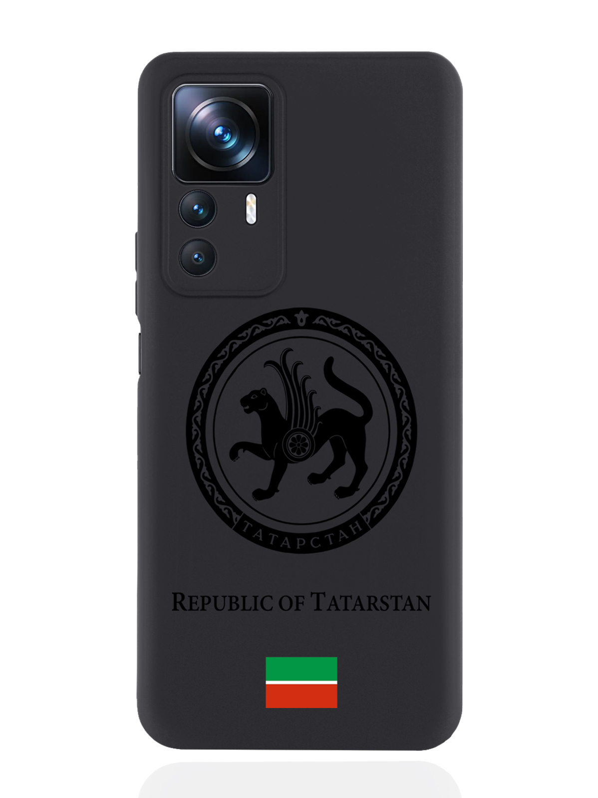 

Чехол SignumCase для Xiaomi 12T Черный лаковый Герб Татарстана черный