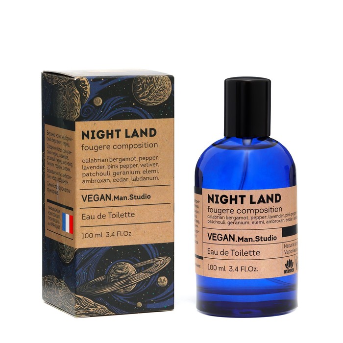 

Туалетная вода мужская Vegan Man Studio Night Land, 100 мл