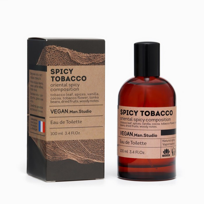 

Туалетная вода мужская Vegan Man Studio Spicy Tobacco, 100 мл
