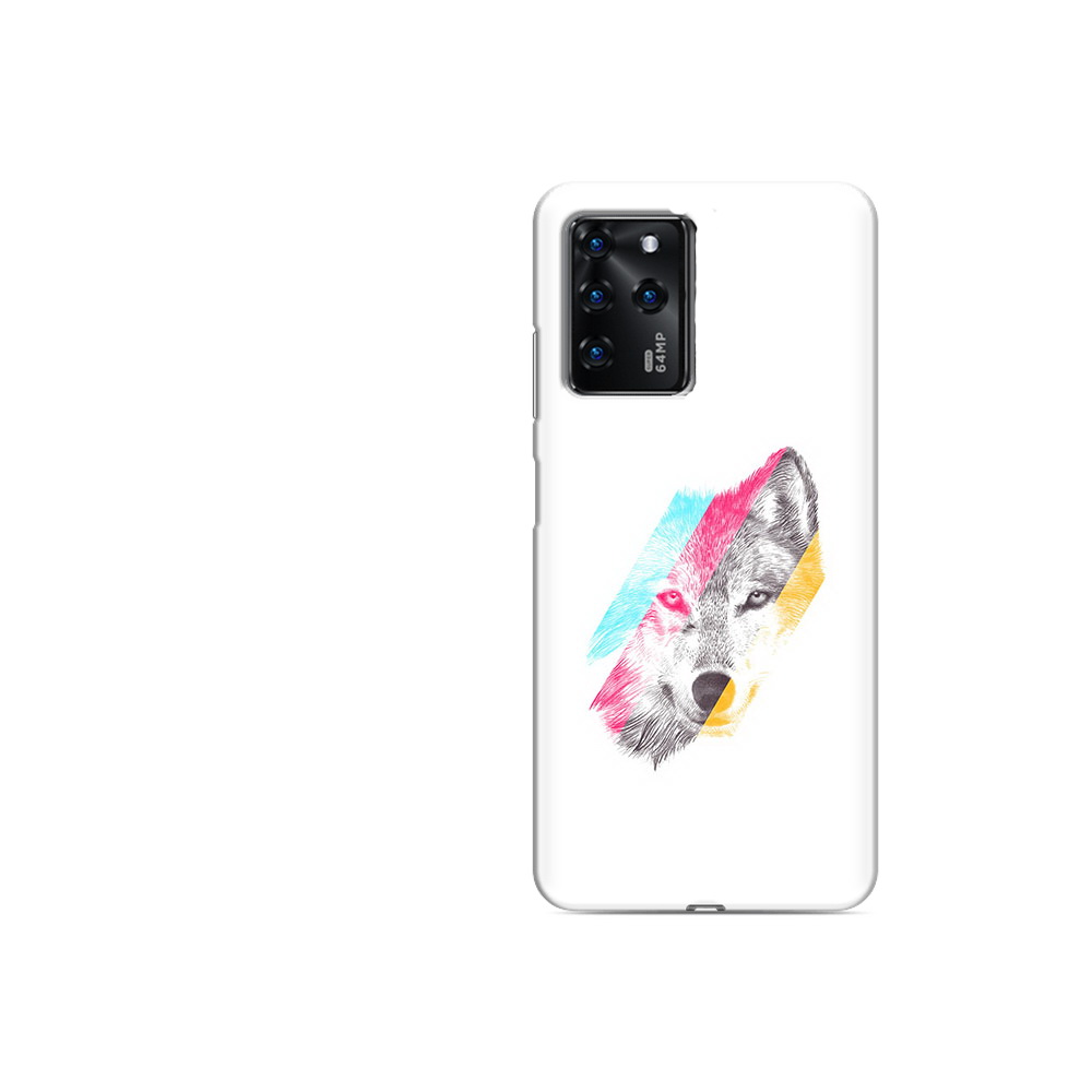 Чехол MyPads Tocco для ZTE Blade V30 Vita волк градиент (PT224728.460.268)