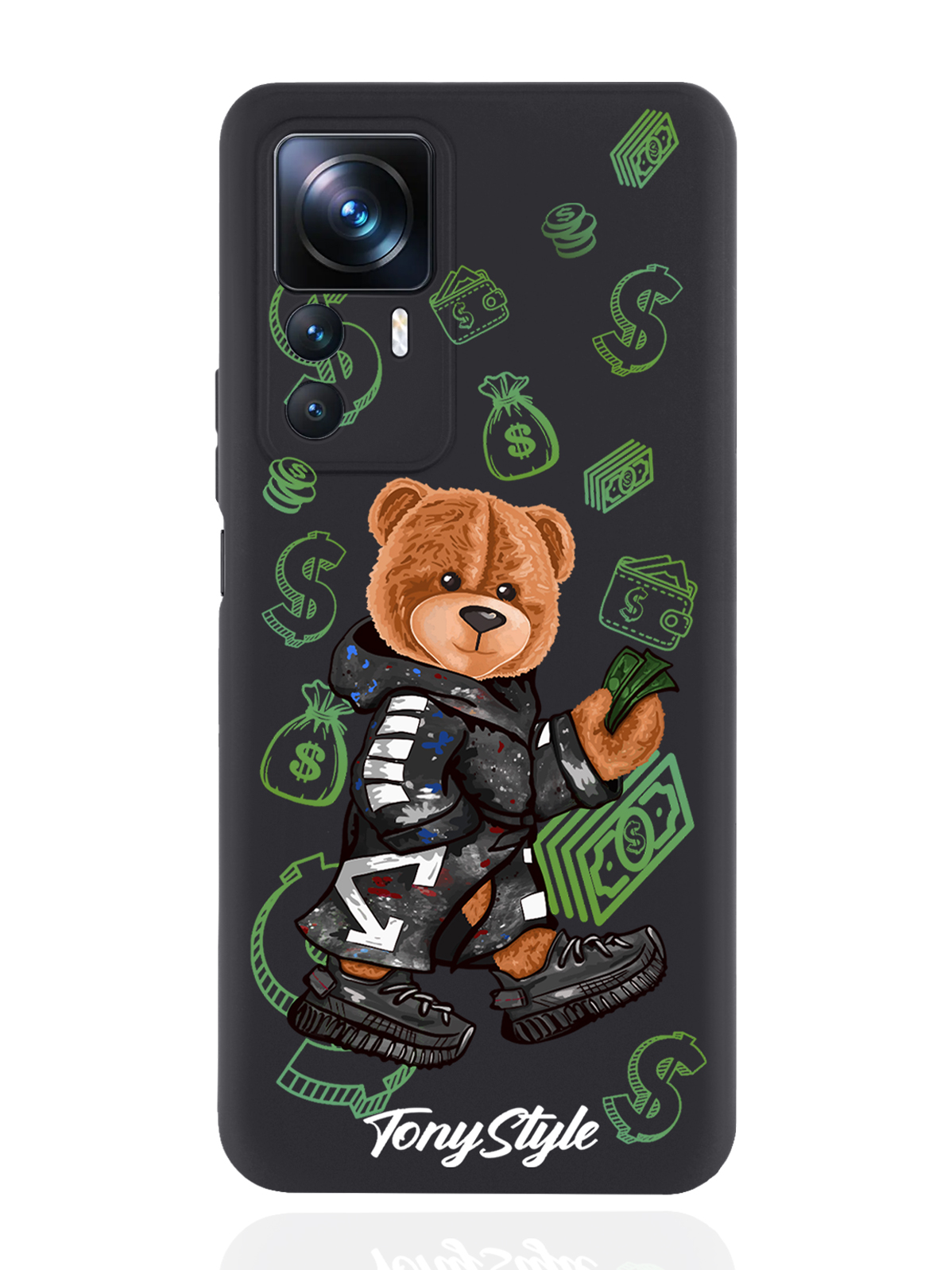 

Чехол Tony Style для Xiaomi 12T Tony Style Деньги черный, Коричневый;черный;зеленый