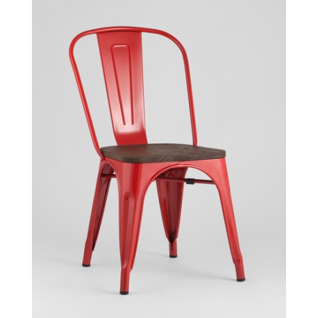 

Стул Stool Group TOLIX WOOD, красный глянцевый, TOLIX WOOD