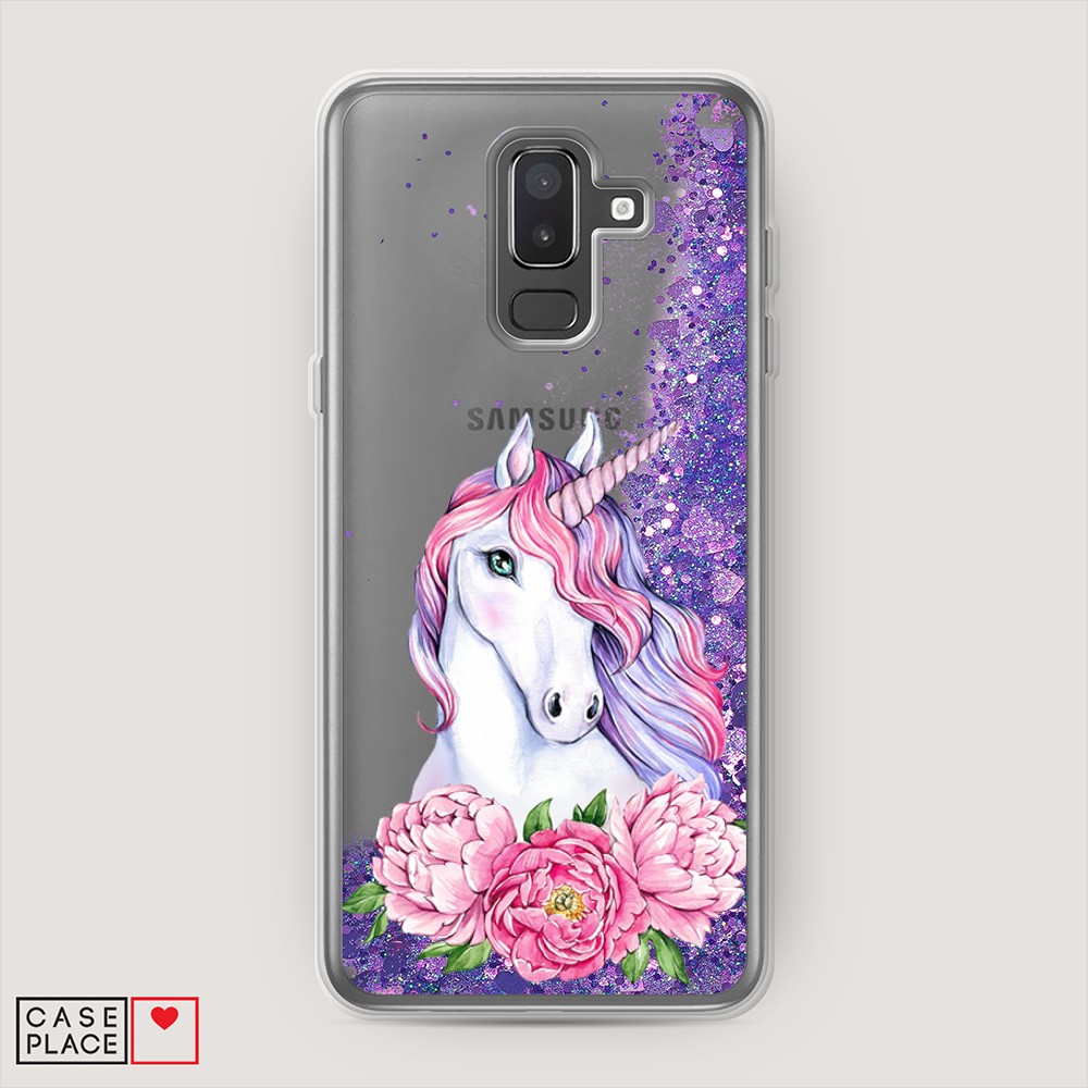 

Чехол Awog "Единорог с пионами" на Samsung Galaxy J8, 26592-1