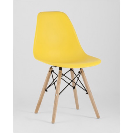 

Стул Stool Group DSW, бежевый/желтый, DSW
