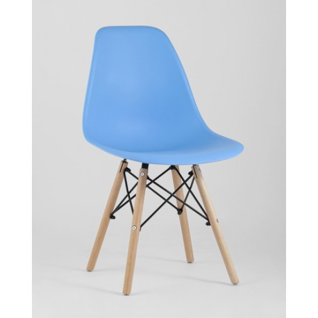 

Стул Stool Group DSW, бежевый/голубой, DSW