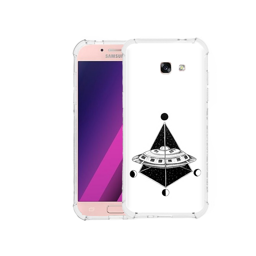 

Чехол MyPads Tocco для Samsung Galaxy A5 черно белая летающая тарелка (PT51293.578.679), Прозрачный, Tocco