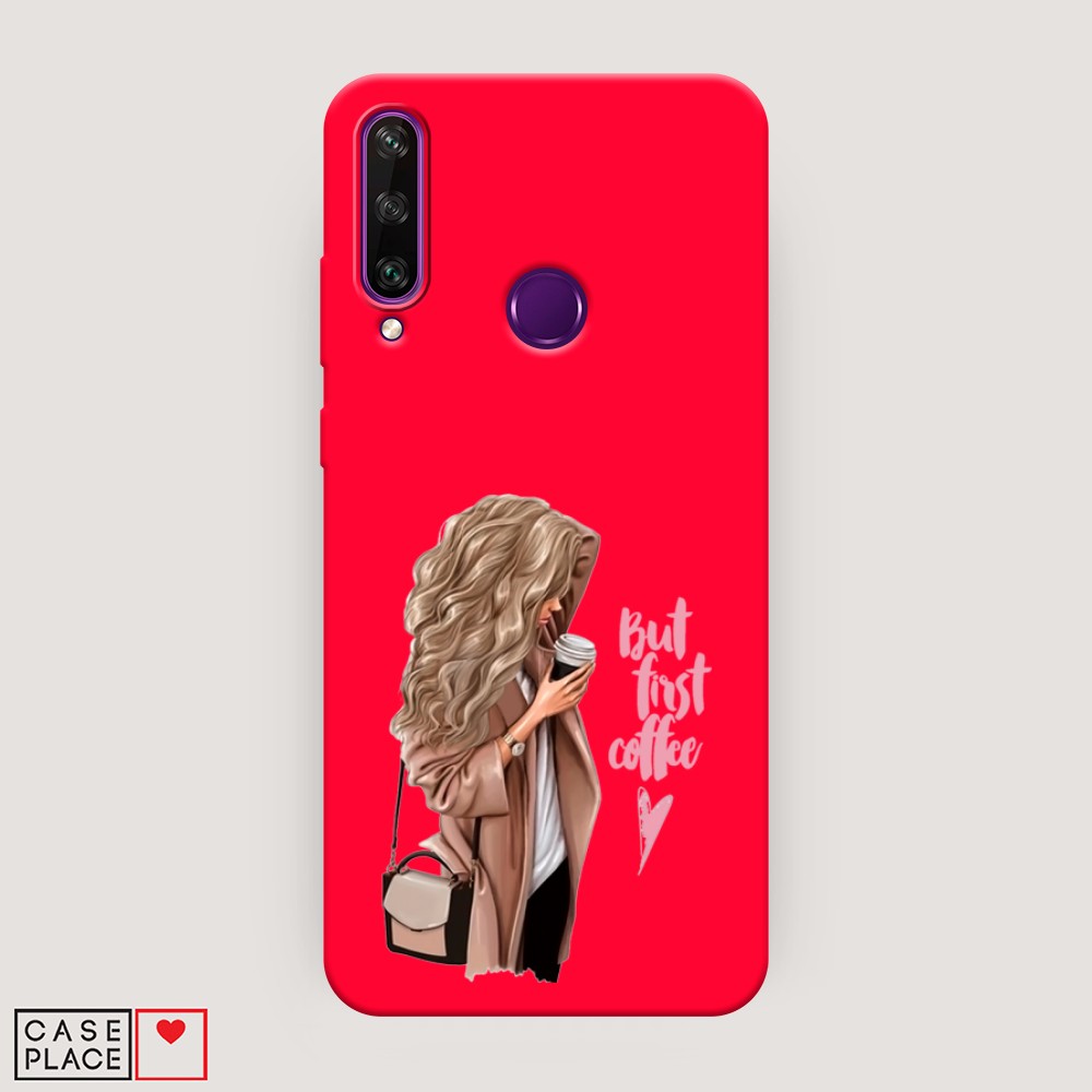

Матовый силиконовый чехол "Звездочки графика белая" на Huawei P30, Звездочки графика белая