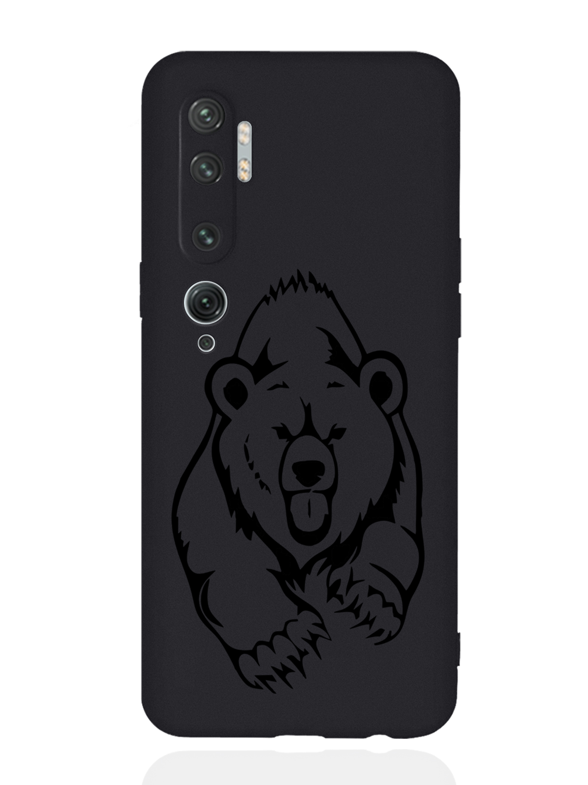 

Чехол MustHaveCase для Xiaomi Mi Note 10/10 Pro Медведь черный