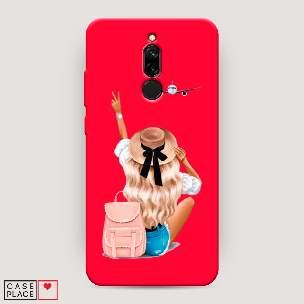 

Чехол Awog на Xiaomi Redmi 8 "Автостопом самолетом", Разноцветный, 37153-1