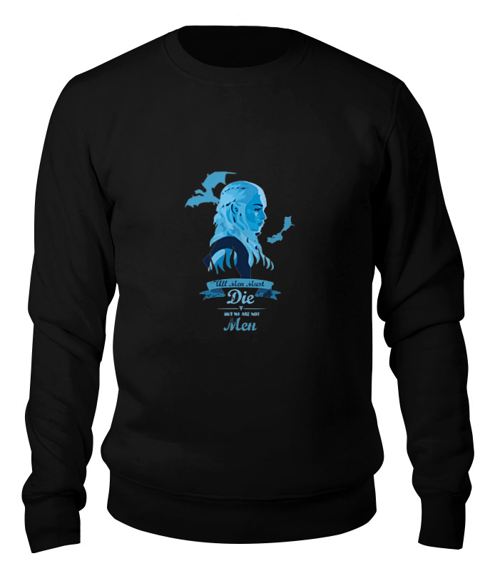 

Свитшот унисекс Printio Khaleesi (game of thrones) черный L, Khaleesi (game of thrones)