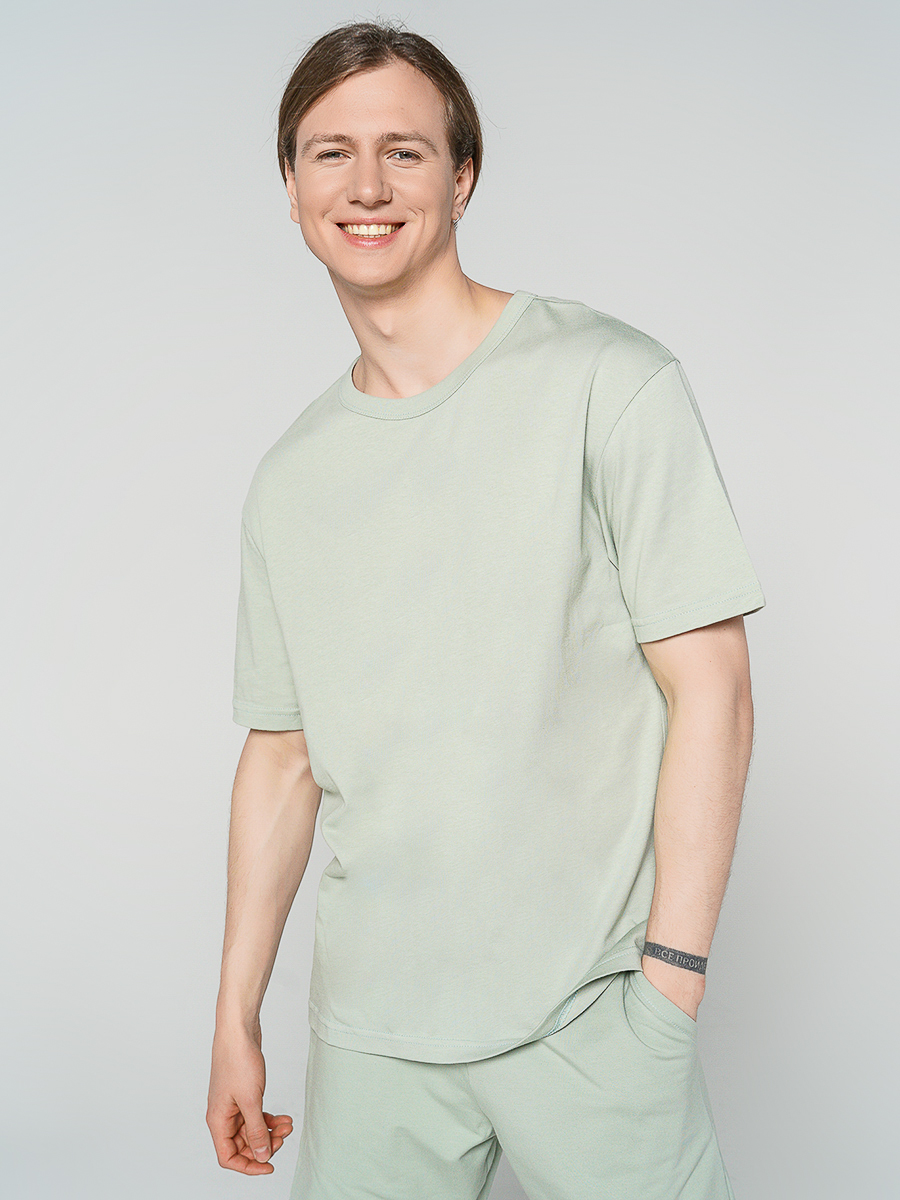 

Футболка мужская 80421 ТВОЕ зеленая L