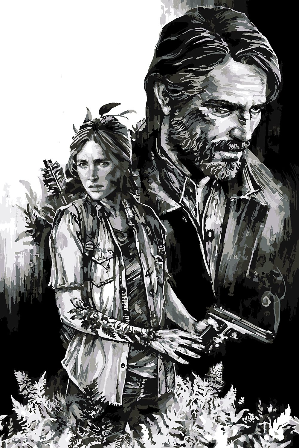 

Картина по номерам Красиво Красим The Last of Us - Элли и Джоэл, 100 х 150 см, The Last of Us - Элли и Джоэл