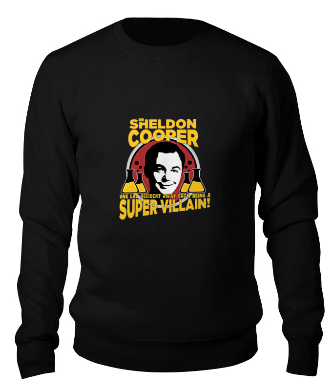 

Свитшот унисекс Printio Sheldon cooper (шелдон купер) черный L, Sheldon cooper (шелдон купер)