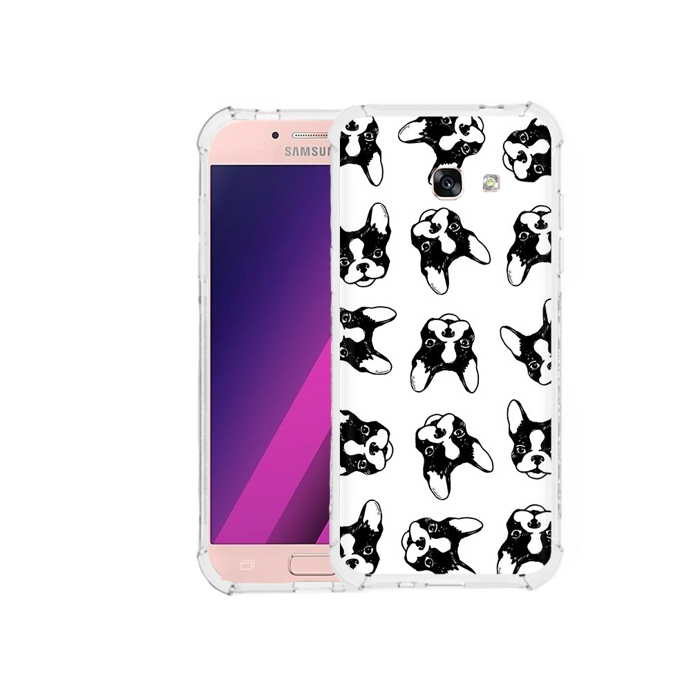 

Чехол MyPads Tocco для Samsung Galaxy A5 черно белые собачки (PT51293.578.683), Прозрачный, Tocco