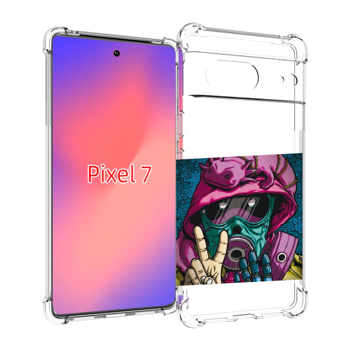 

Чехол Mypads Всем-Мир Для Google Pixel 7, Прозрачный, Tocco