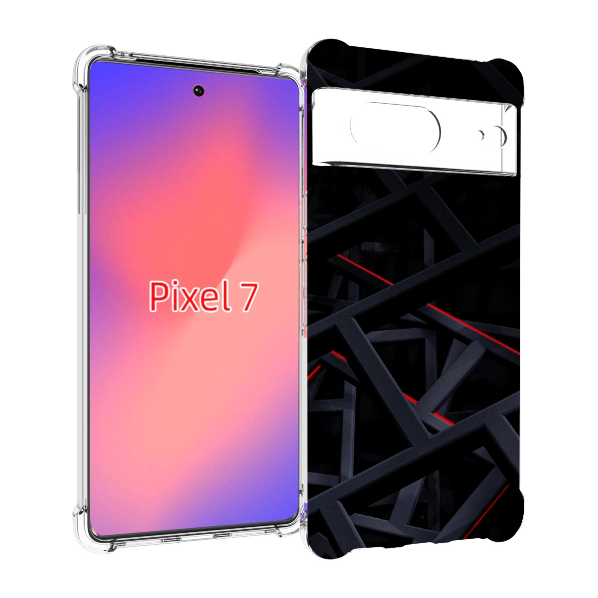 

Чехол Mypads Геометрия Для Google Pixel 7, Прозрачный, Tocco