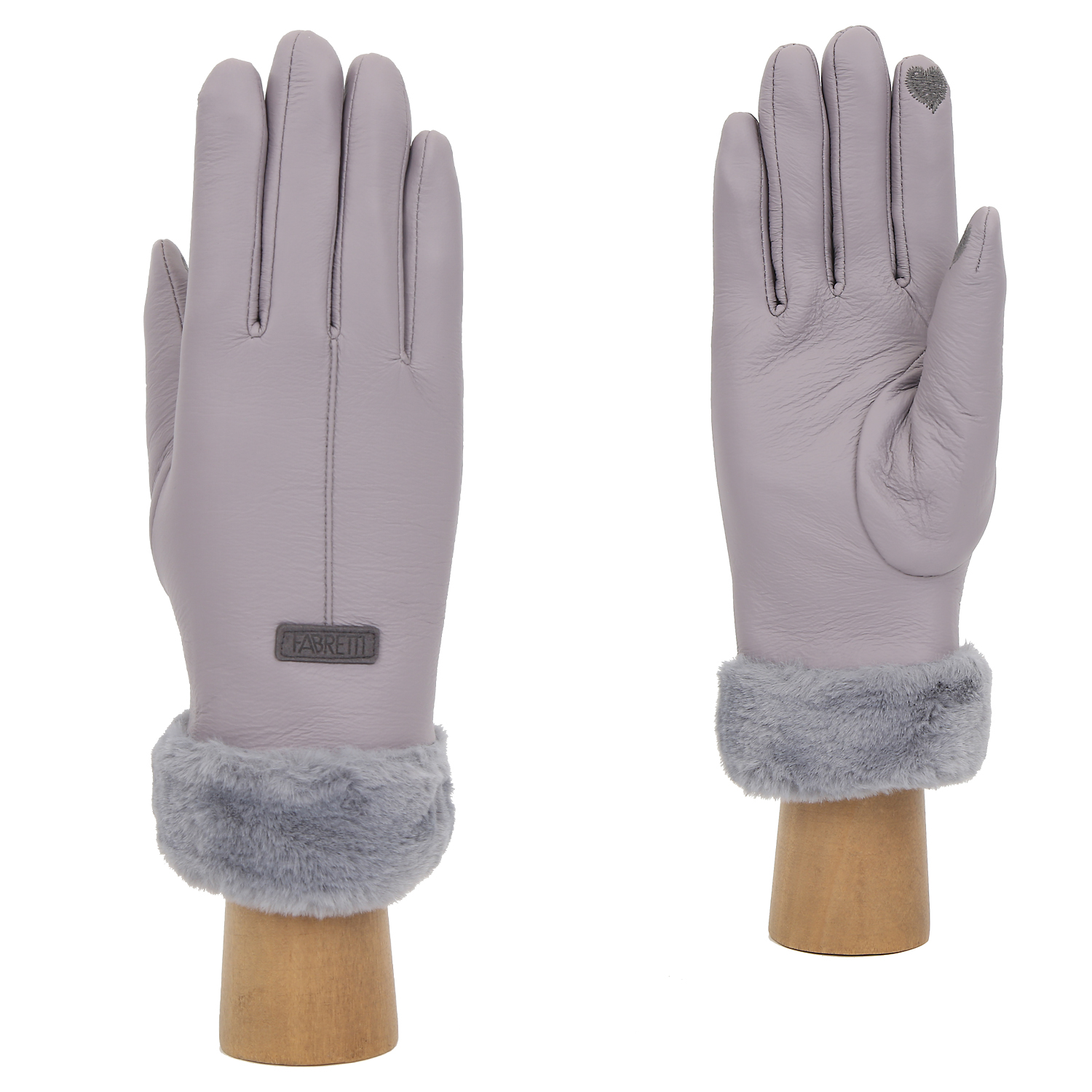 Перчатки женские FABRETTI TM14-39, светло-серый