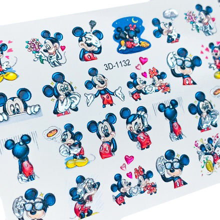 

Набор, Anna Tkacheva, 3D-слайдер Crystal №1132 «Мышки. Микки и Мини», 2 шт.