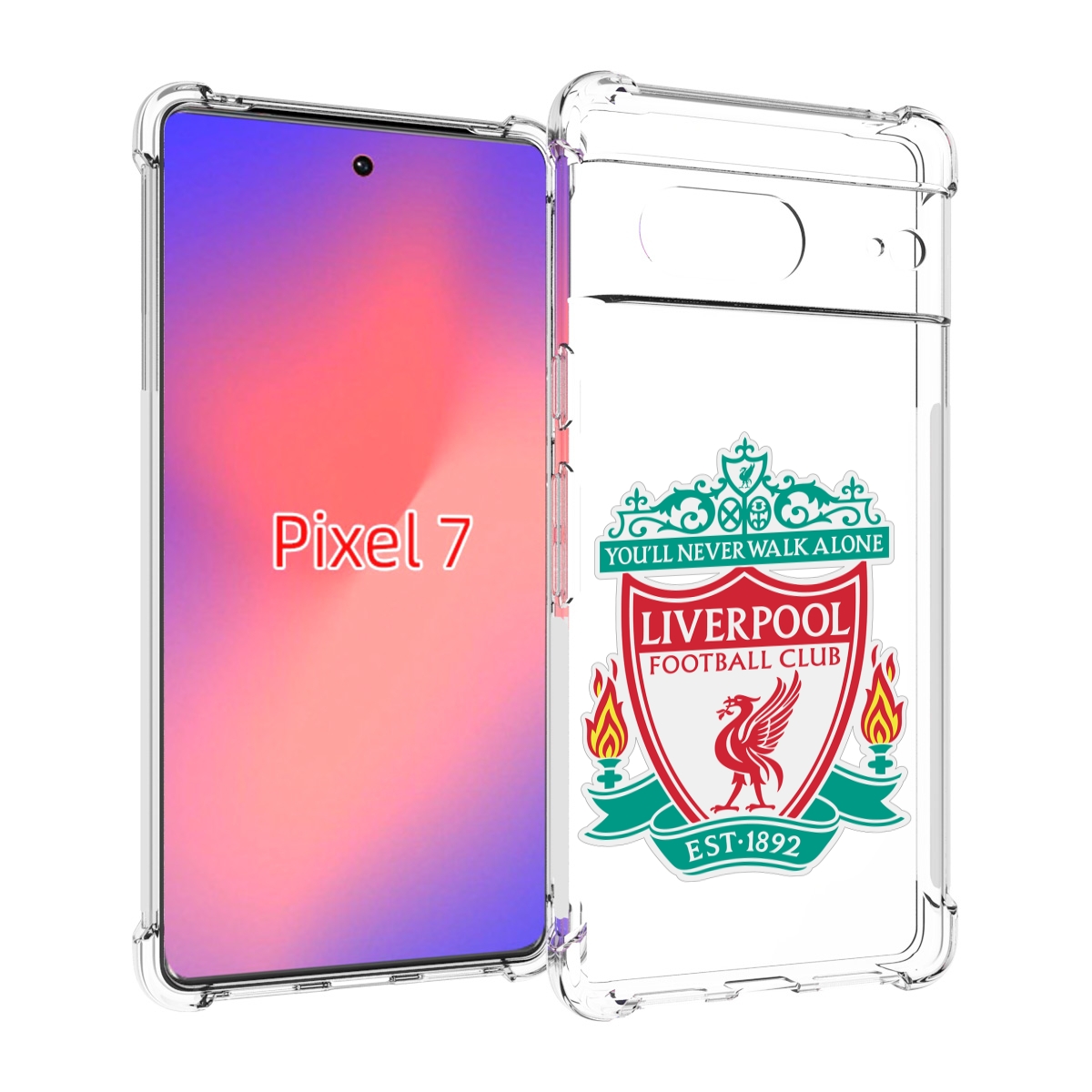 

Чехол Mypads Герб-Ливерпуля Для Google Pixel 7, Прозрачный, Tocco