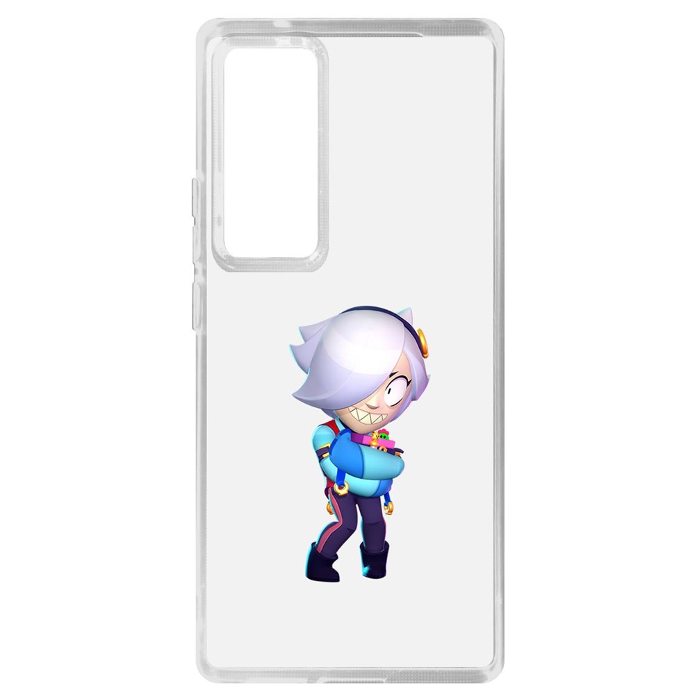 

Чехол-накладка Brawl Stars-Колетт для Vivo X60 Pro, Прозрачный
