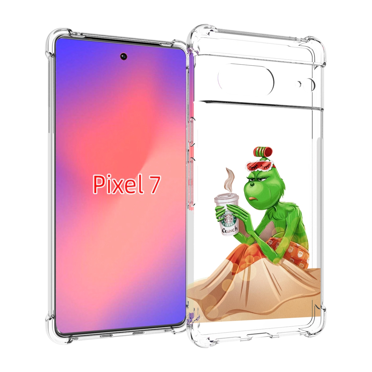 

Чехол Mypads Гринч-В-Платье Для Google Pixel 7, Прозрачный, Tocco