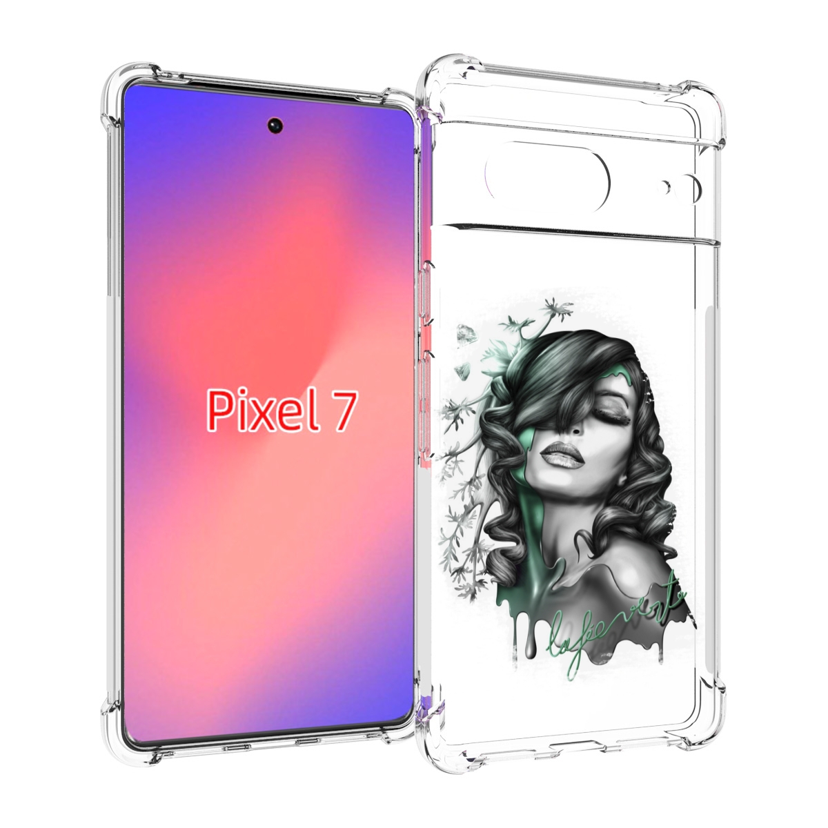 

Чехол Mypads Девушка 2 Для Google Pixel 7, Прозрачный, Tocco