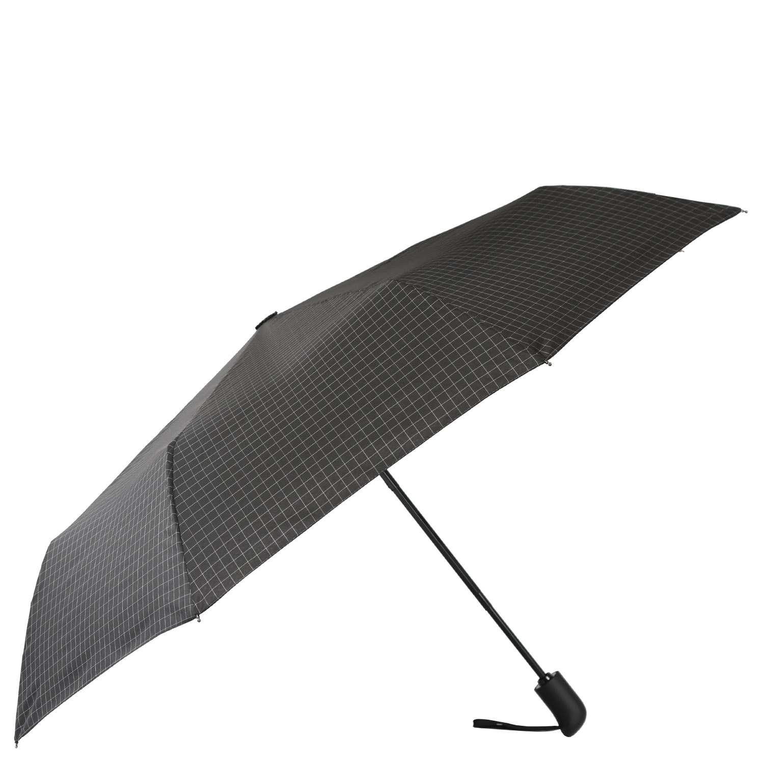 Зонт складной автоматический мужской FABRETTI UGQ0006-2, черный
