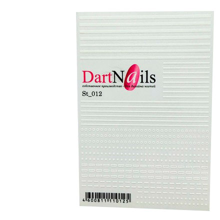 

Набор, DartNails, Гибкие полоски №012, 3 шт.