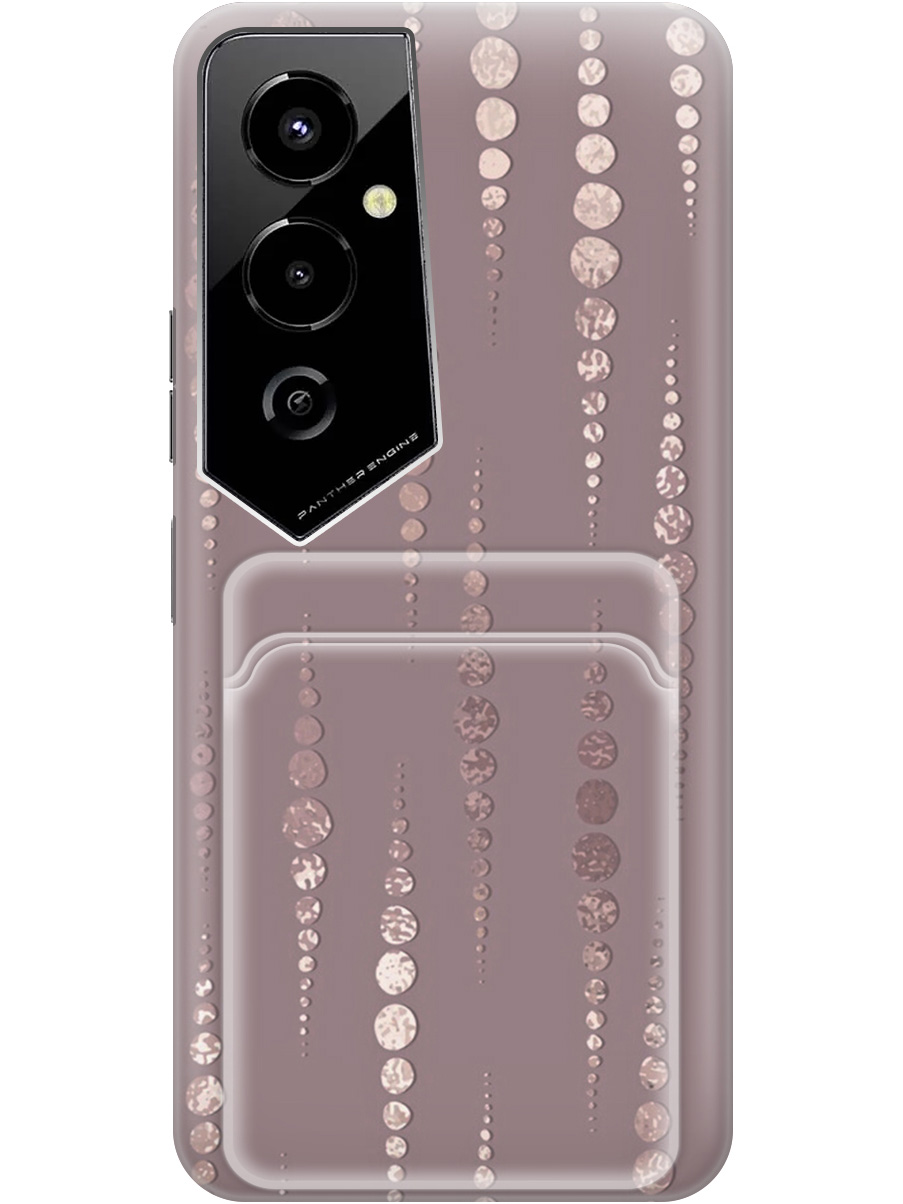 

Силиконовый чехол на Tecno Pova 4 Pro с рисунком "Монеты в розовых песках", Белый;розовый, 20012009