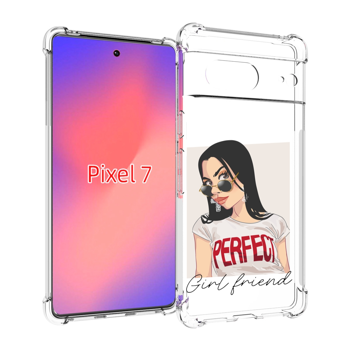 

Чехол Mypads Девушка-С-Сережками Женский Для Google Pixel 7, Прозрачный, Tocco
